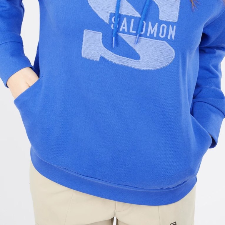 Sudaderas Salomon Outlife Logo Summer Mujer Azules | MX BKFM380